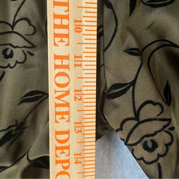 Vintage Streetwear Velvet Y2K Satin Pants Made in USA Size 13 - Picture 9 of 13